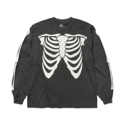 Vanson Leathers Skeleton Style Bone Long Sleeve T-shirt / Pigment