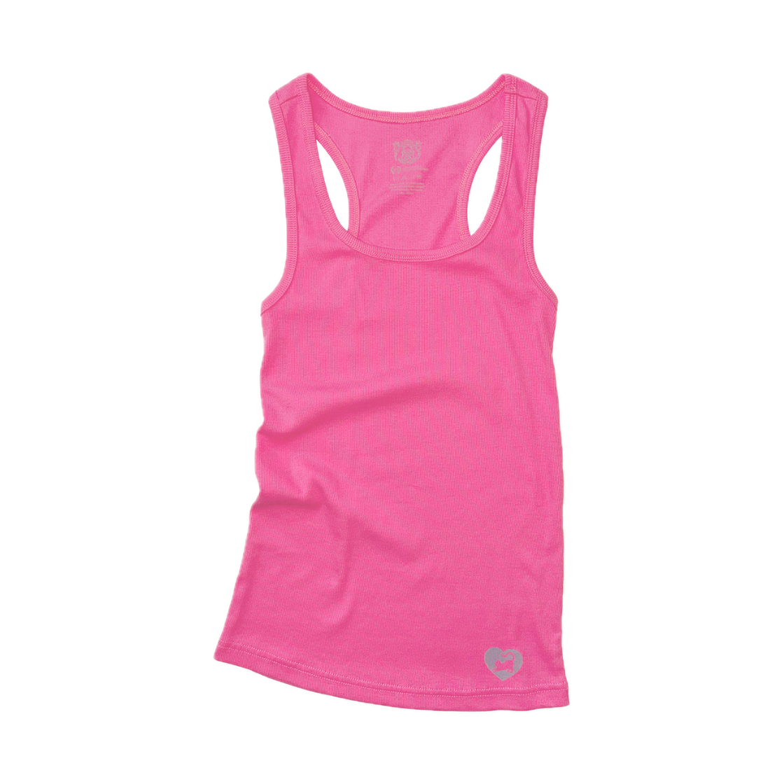 스컬프터 레이저백 탱크 탑 애시드 핑크