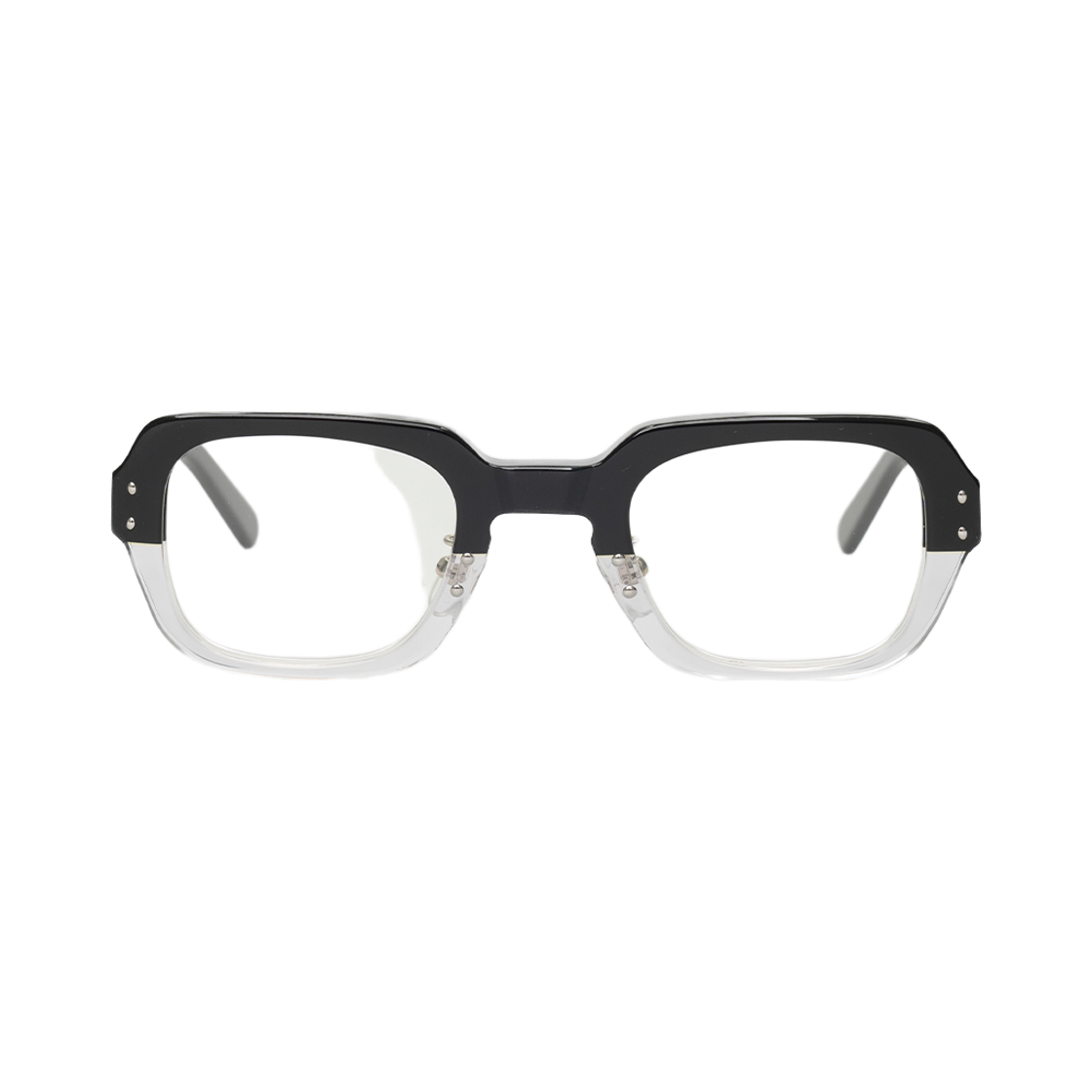 와이엠씨엘 케이와이 USS S9 아이웨어 프레임 블랙X클리어 렌즈 클리어(YMCL KY USS S9 Eyewear Frame BlackXClear Lens Clear)