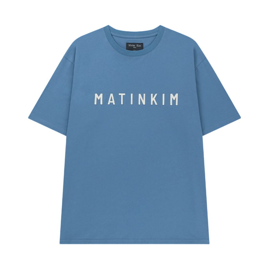 MK2634TS509HBL Matin Kim Applique Felt Logo Top In Blue