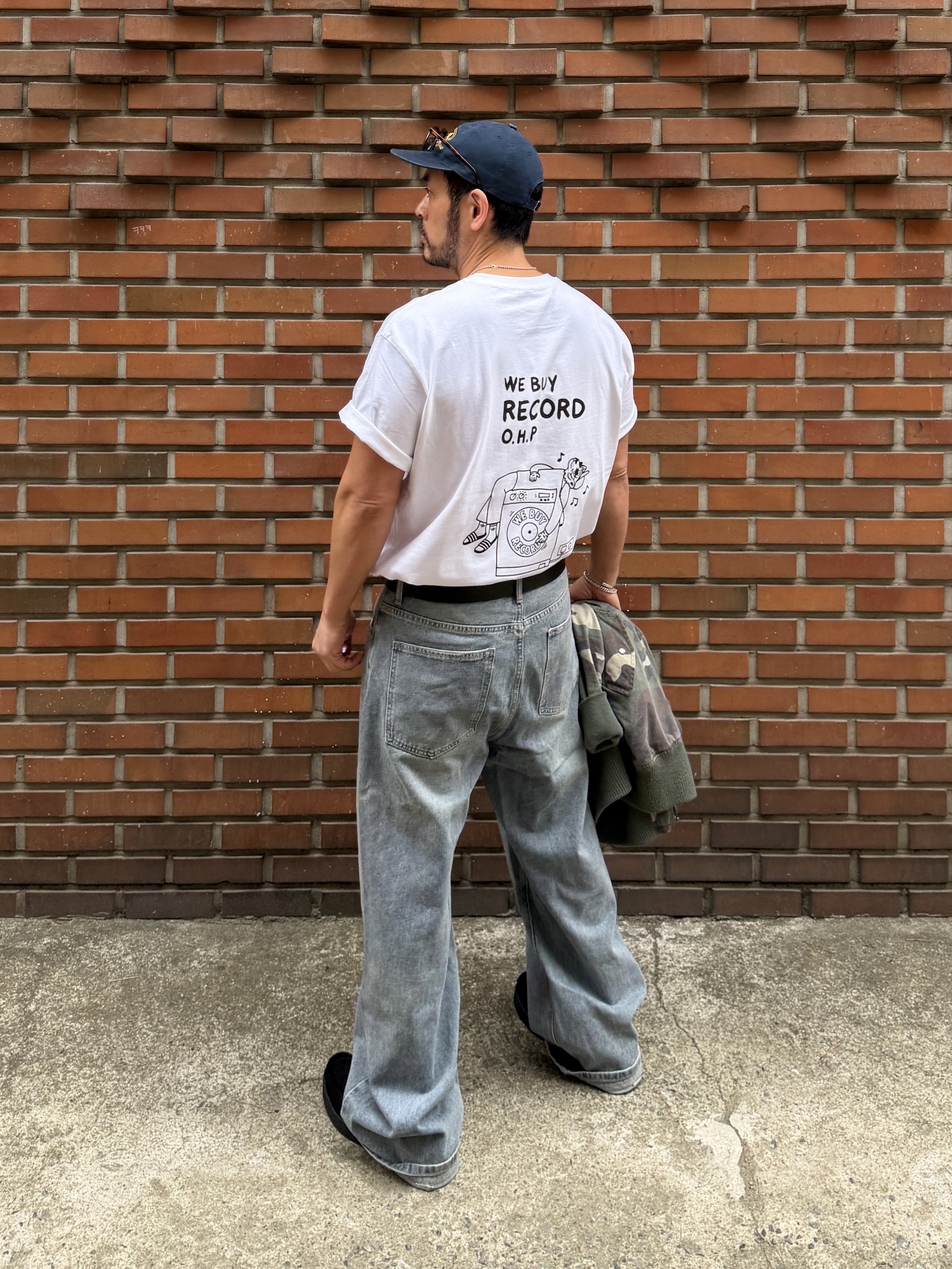Vacant Archive Ruta Steel Standard Belt Black 착용 스타일 - 2