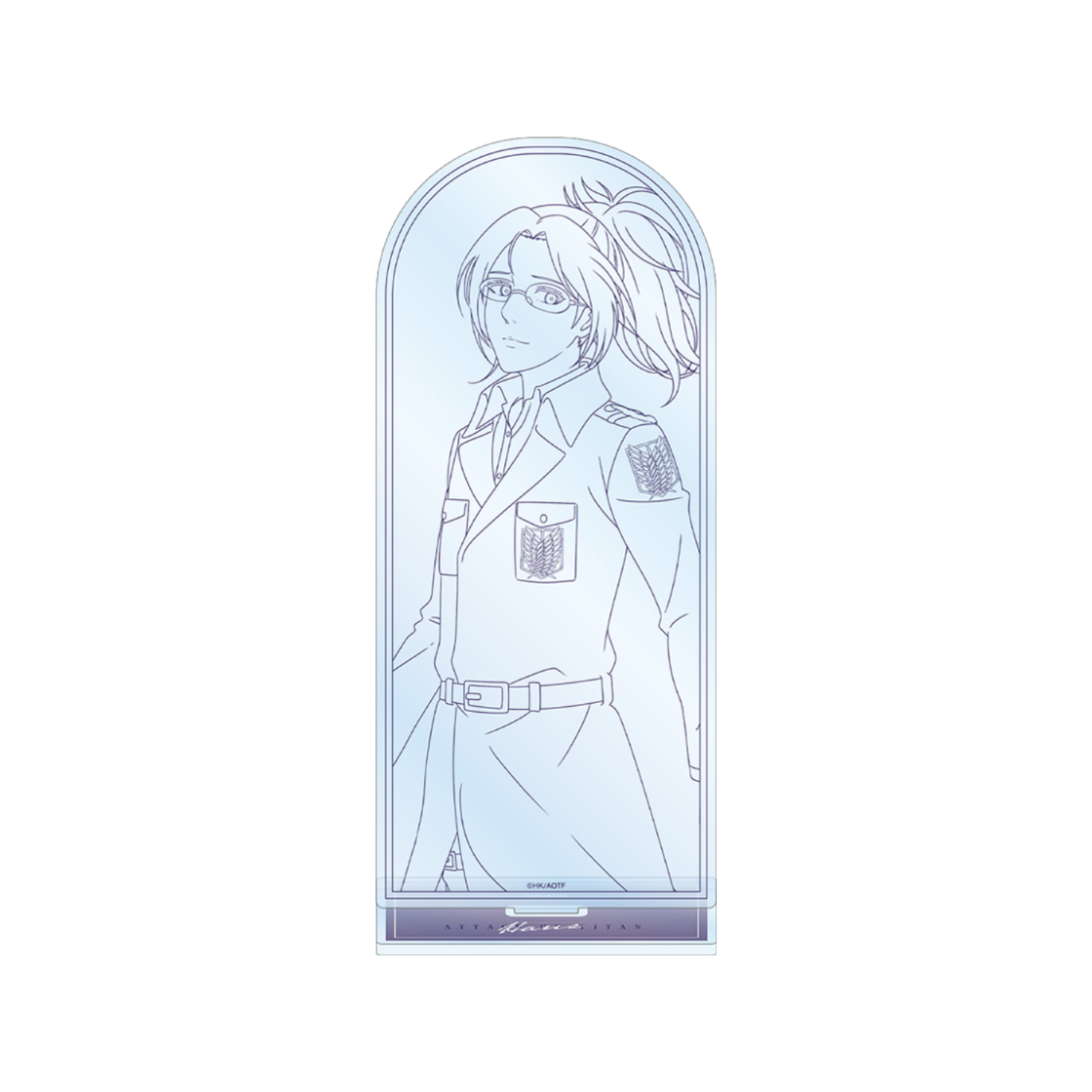 애니모어 진격의 거인 한지 겨울의 걸음 선화 BIG 아크릴 스탠드(Animore Attack on Titan Hange Step Of Winter Line Art Big Acrylic Stand)