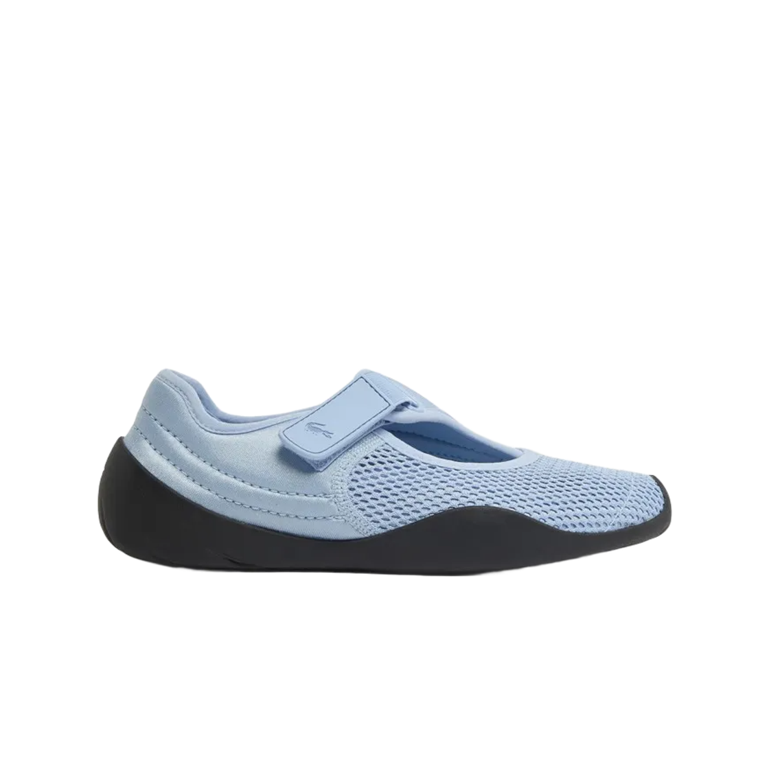 (W) 라코스테 로우 미스테르 스니커즈 라이트 블루 블랙((W) Lacoste Low Mystere Sneakers Light Blue Black)