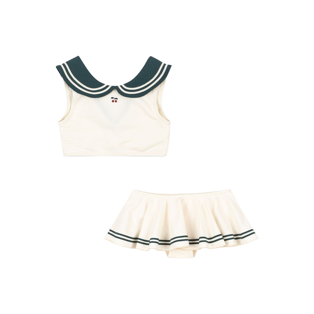 콩제슬래드 세일러 비키니 체리(Konges Sløjd Sailor Bikini Grs Cloud Dancer) - 1