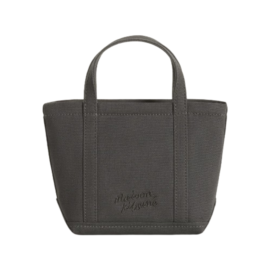 메종 키츠네 폭스 헤드 미니 토트백 벨루가(Maison Kitsune Fox Head Mini Tote Bag Beluga) - 2