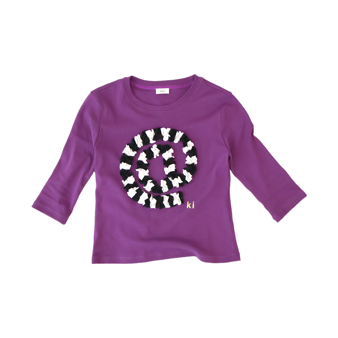 키코지 엣 사인 티셔츠 퍼플(kikozy At sign T-shirt Purple)
