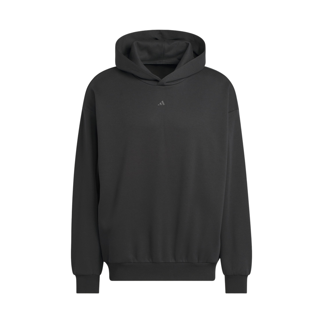JX5597 Adidas Basketball Fleece Hoodie Gender Neutral Black - KR Sizing