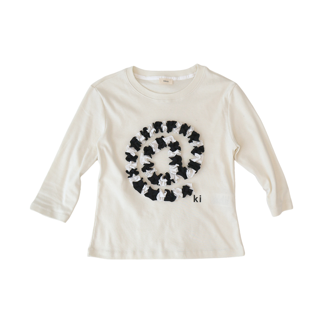 키코지 엣 사인 티셔츠 아이보리(kikozy At sign T-shirt Ivory)