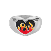 Nonenon Flame Love Ring Red