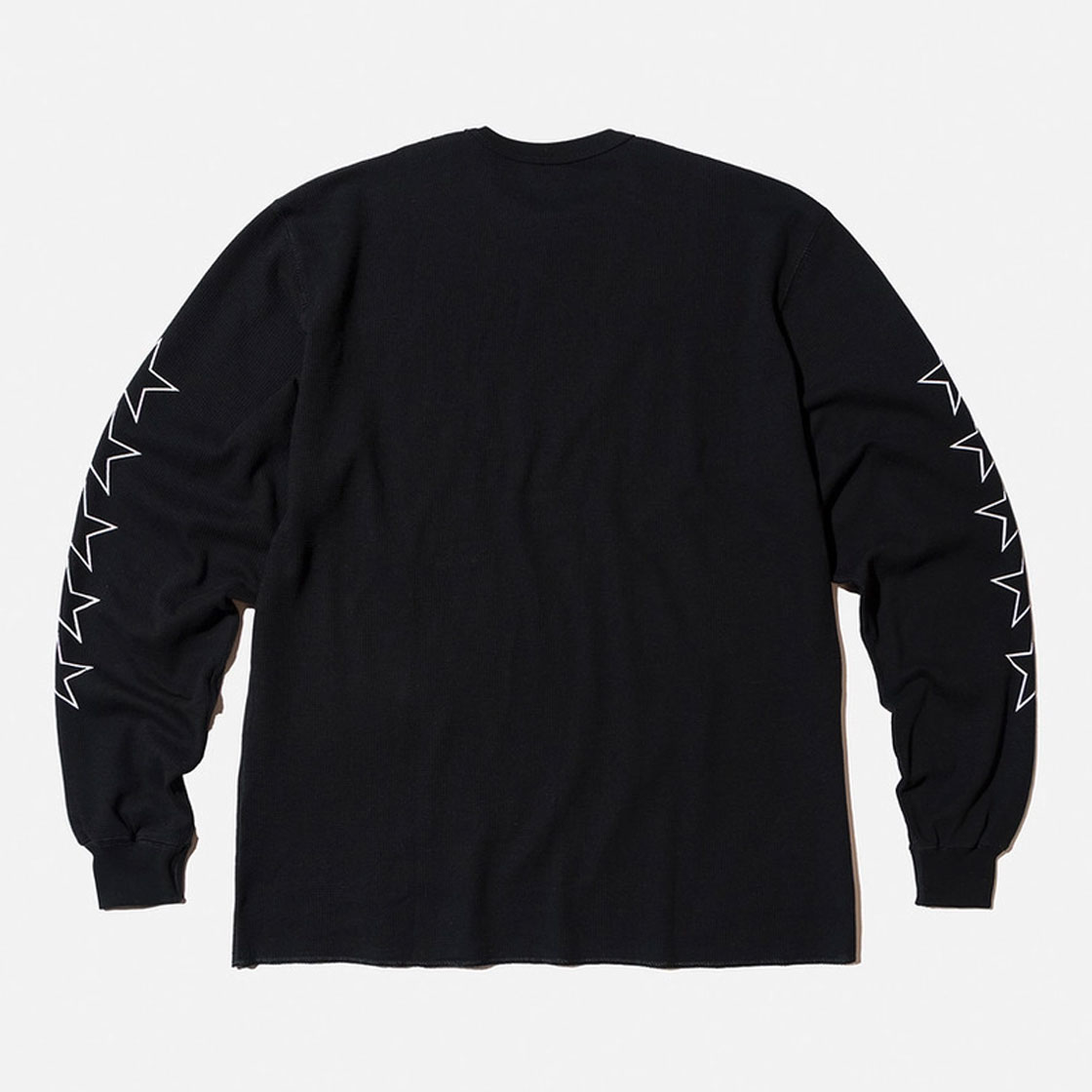 벤슨 레더 5 스타 롱 슬리브 와플 티셔츠 / 블랙(Vanson Leathers 5 Star Long Sleeve Waffle T-shirt / Black) - 2