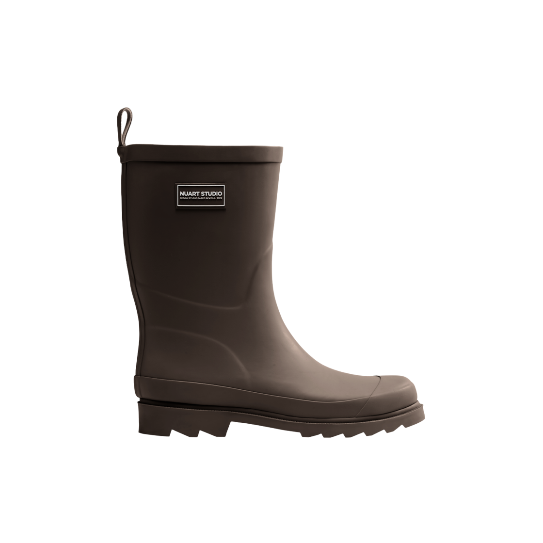 누아트스튜디오 클래식 미드 레인부츠 모카무스(NUARTSTUDIO Classic Mid Rain Boots Mocha Mousse)