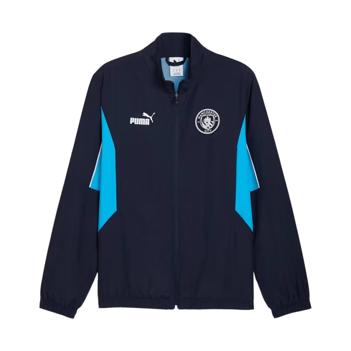 779131-73 Puma Manchester City Football Archive Jacket Navy Team Light Blue (Non Marking Ver.)