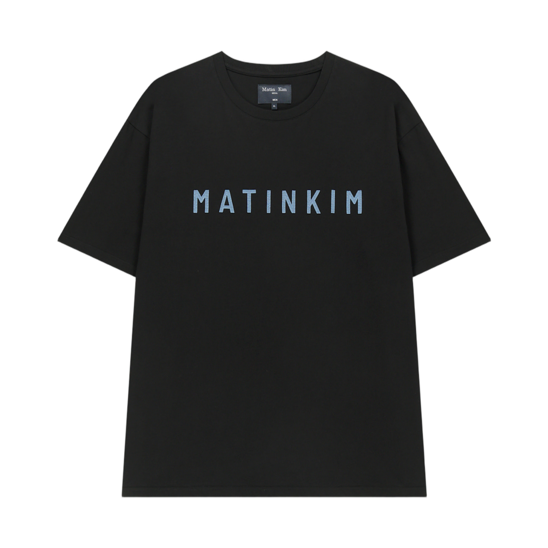 MK2634TS509HBK Matin Kim Applique Felt Logo Top In Strong Black