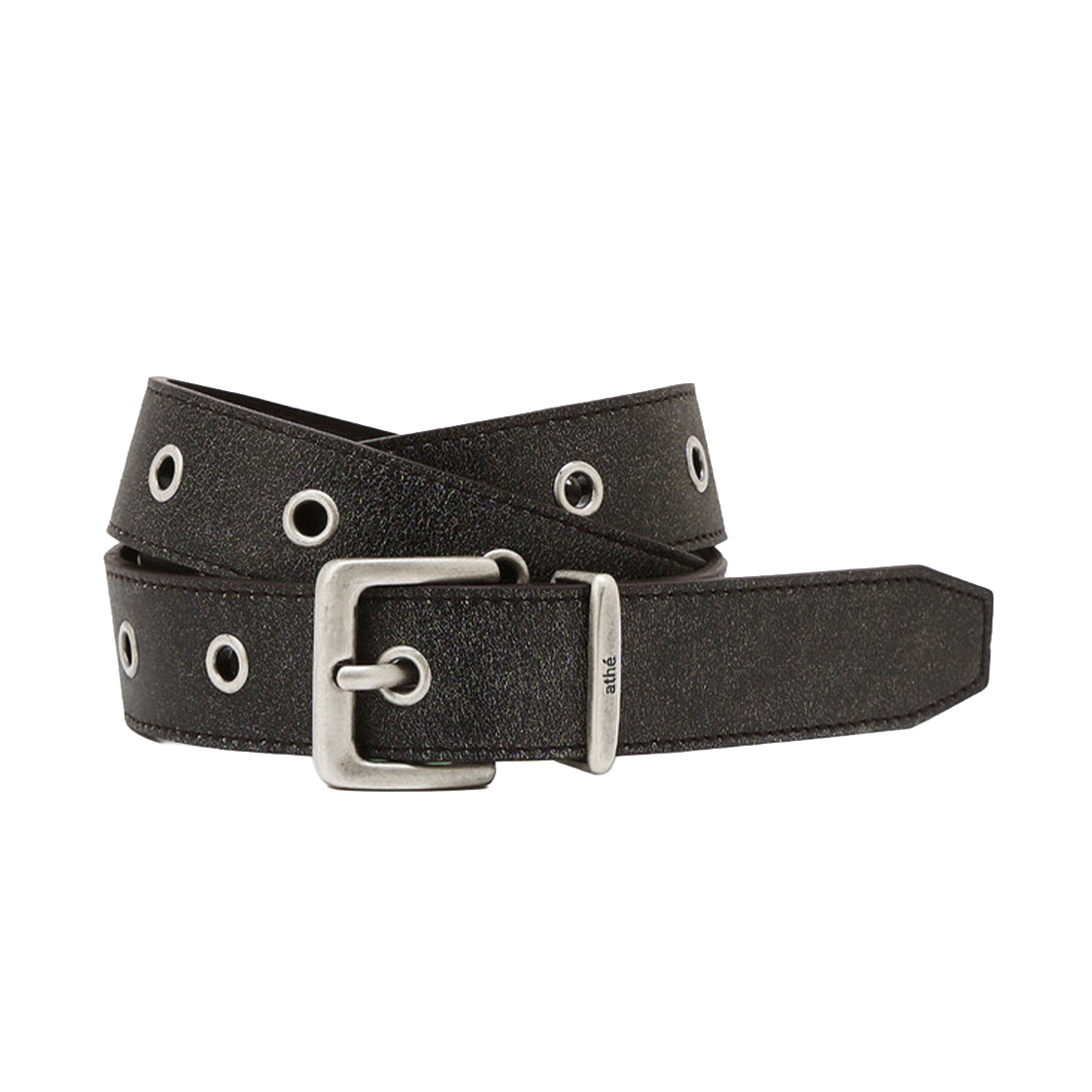 아떼 바네사브루노 액세사리 블랙 30MM 아일렛 투톤레더 벨트 AABE6F035BK 블랙(Athe Vanessabruno Acc Black 30Mm Eyelet Two-Tone Leather Belt Black)