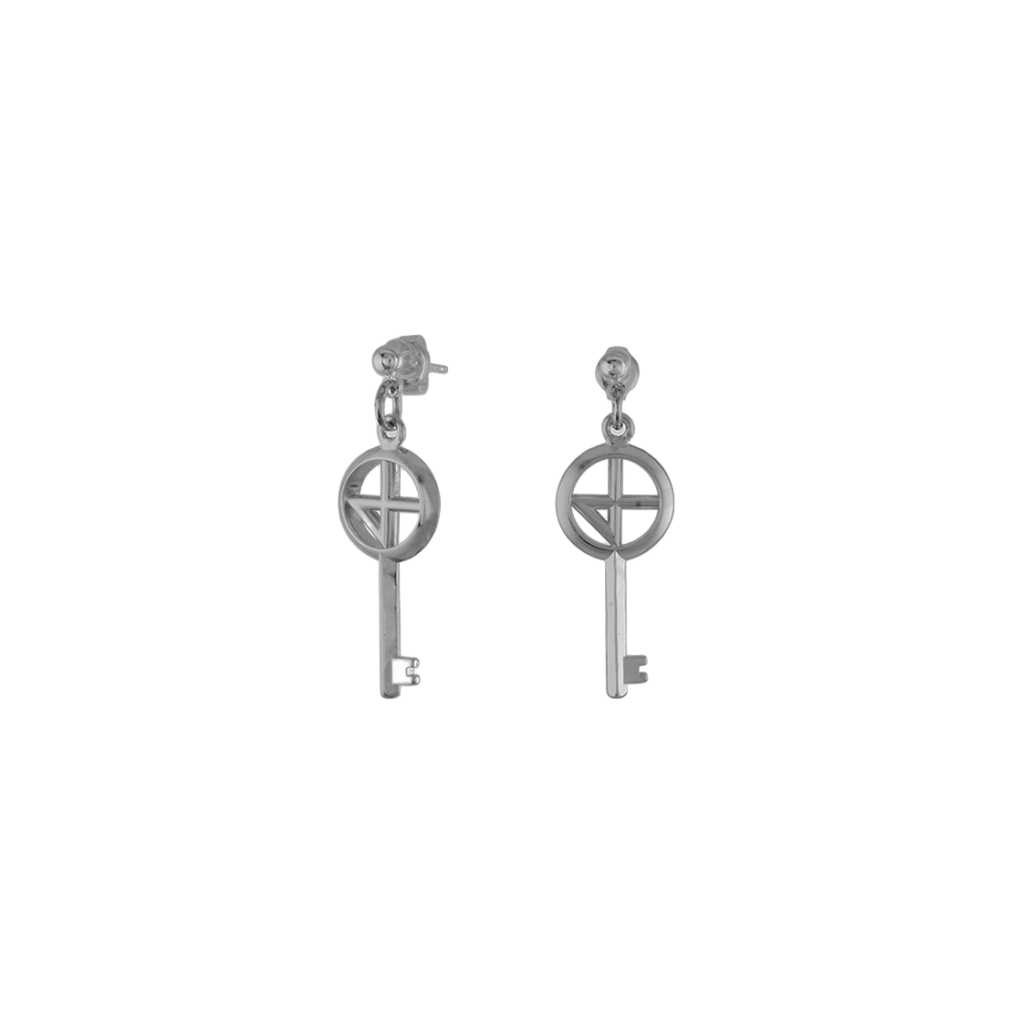 NONENON-179 Nonenon Compass Key01 Earring