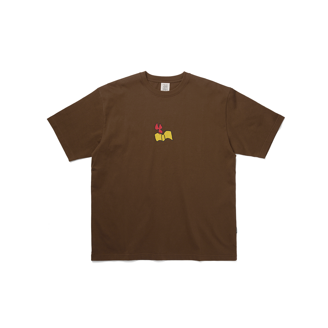 [더블적립] 예스아이씨 코너 리더 티셔츠 브라운([더블적립] YESEYESEE Corner Reader Tee Brown)