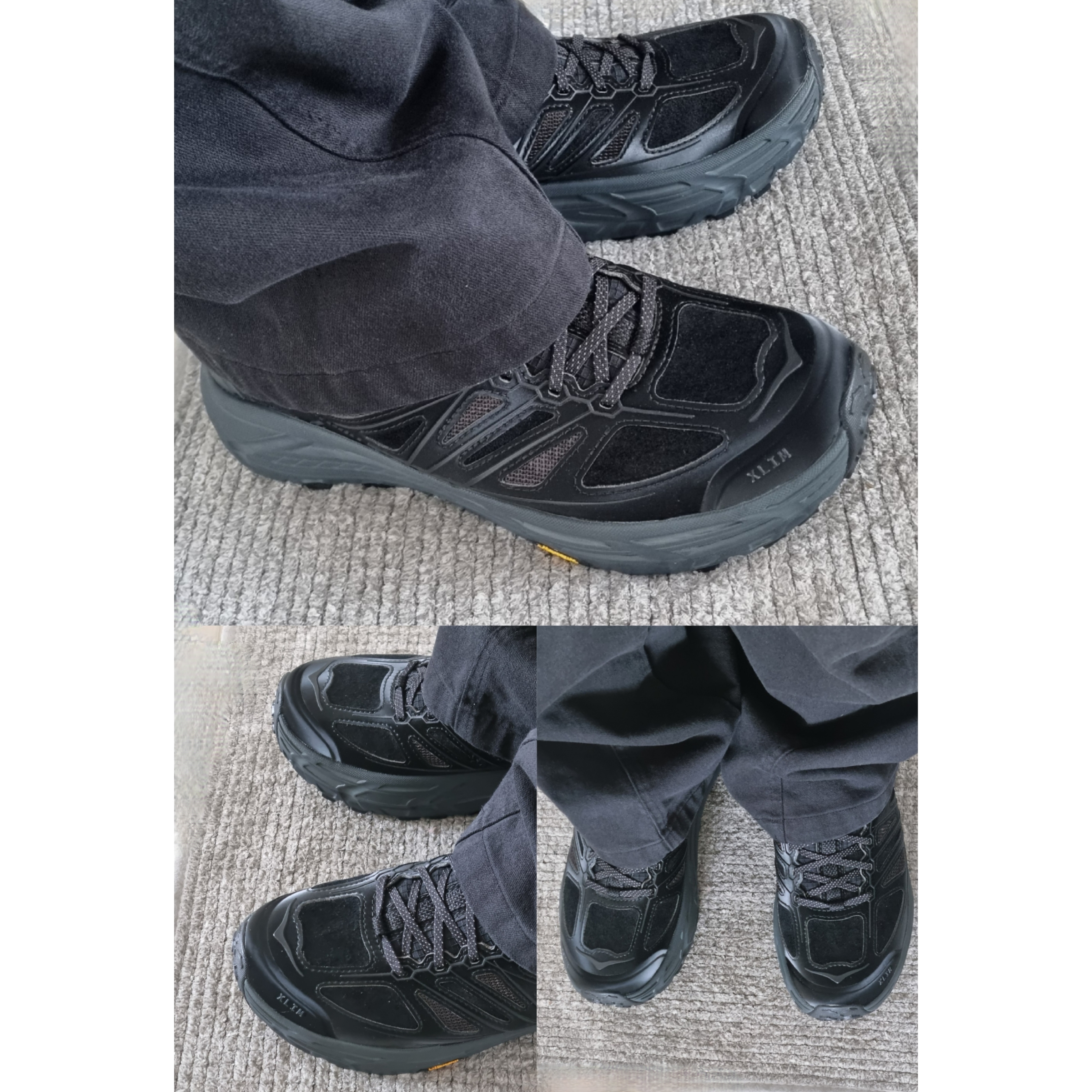 Hoka x Xlim Mafate Speed 2 TS Black Charcoal 착용 스타일 - 1