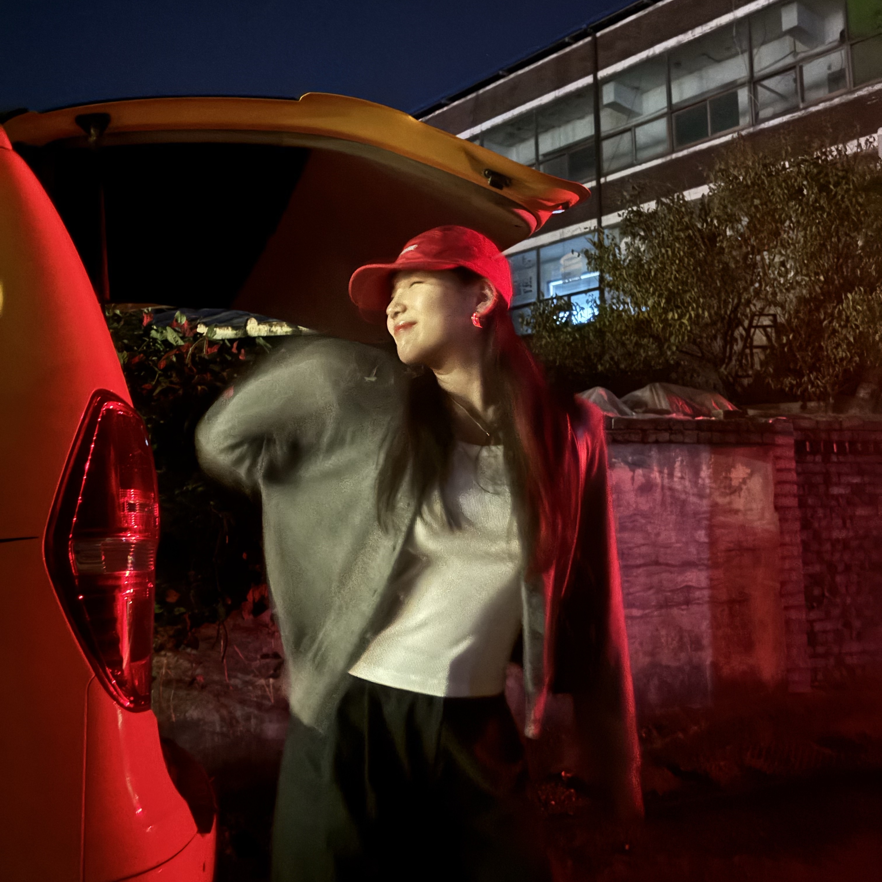 Supreme Washed Chino Twill Camp Cap Red - 25SS 착용 스타일