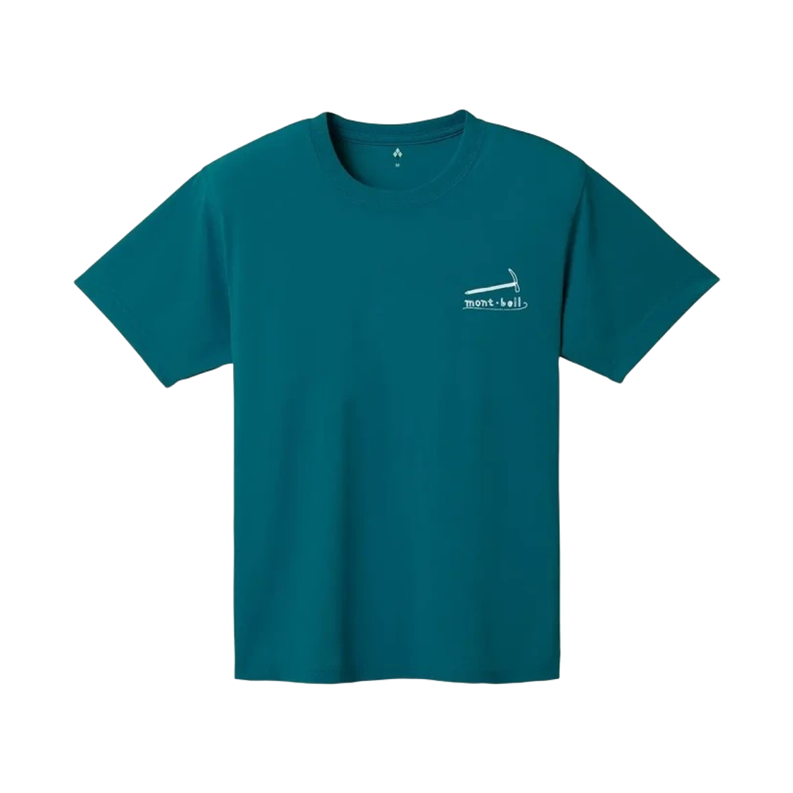 몽벨 위크론 마운틴 기어 티셔츠 블루 그린(Montbell Wickron Mountain Gear T-Shirt Blue Green) - 2