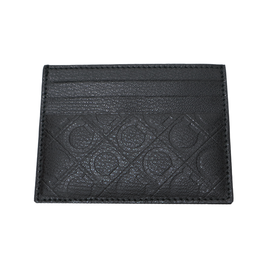 [17% 쿠폰] 페라가모 레더 카드 홀더 블랙([17% 쿠폰] Ferragamo Leather Card Holder Black) - 1