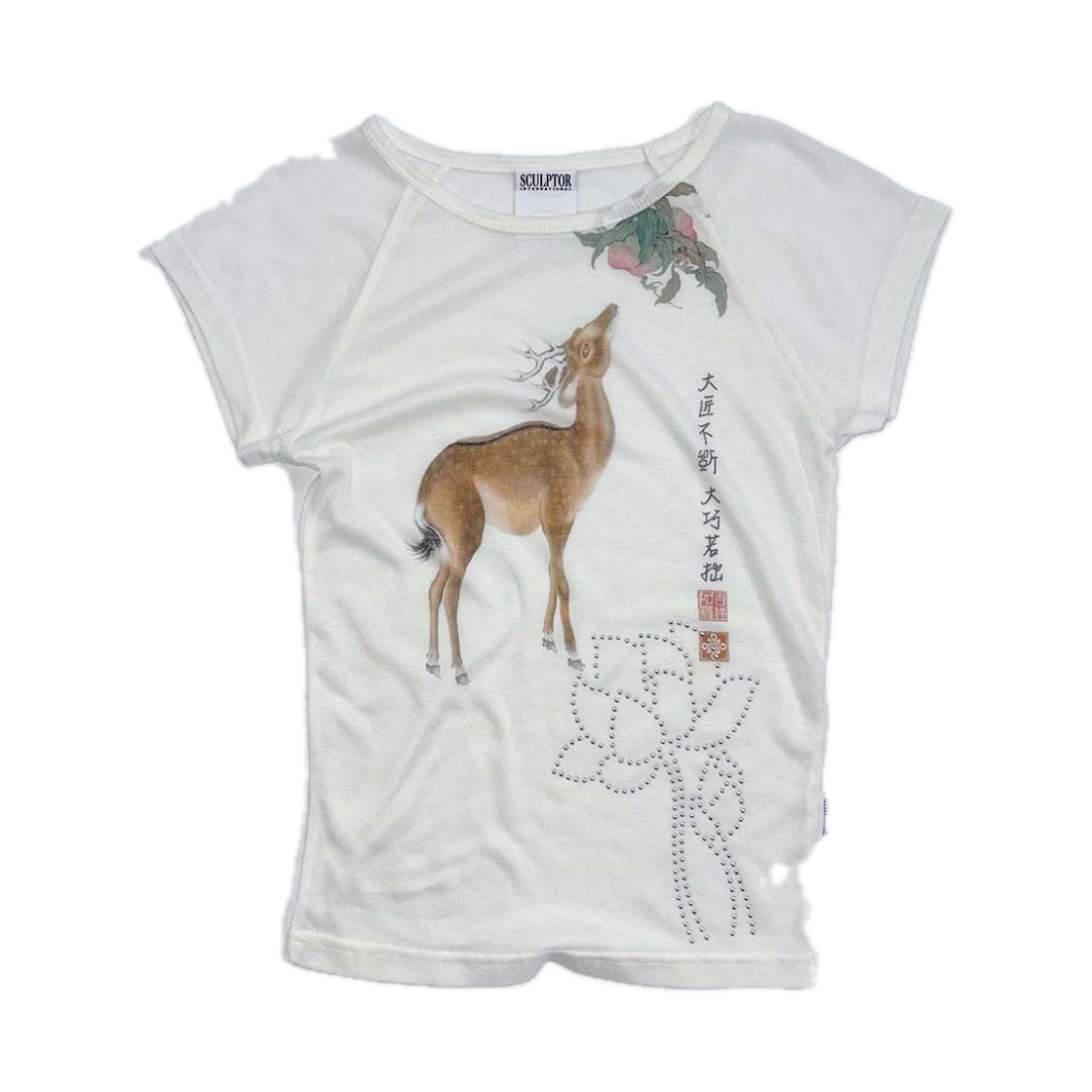 스컬프터 젠 디어 티 화이트(Sculptor Zen Deer Tee White)