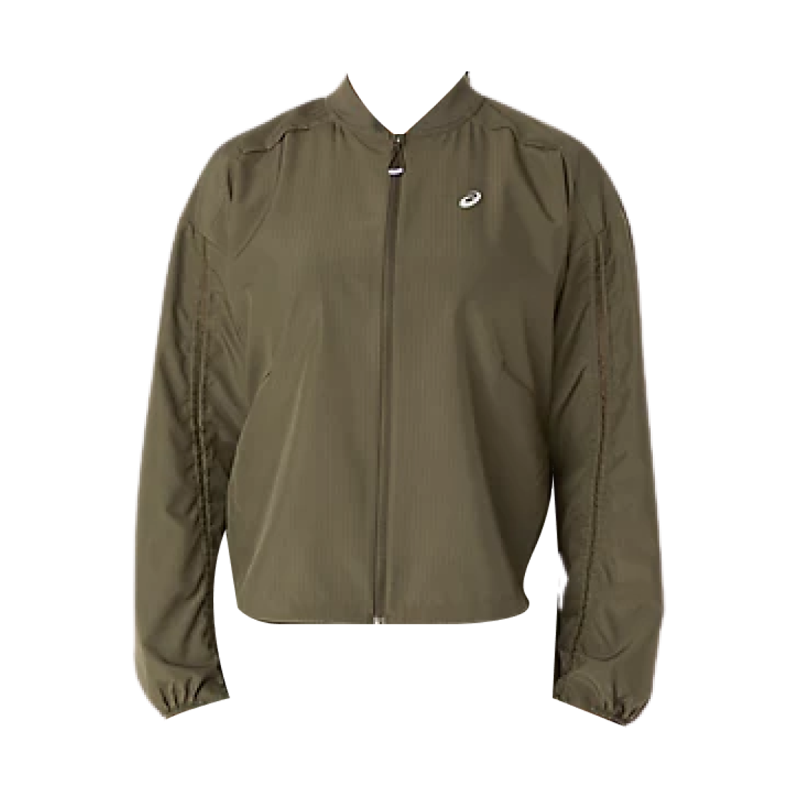 (W) 아식스 나기노 러닝 어저스터블 자켓 다크 올리브((W) Asics Nagino Running Adjustable Jacket Dark Olive)