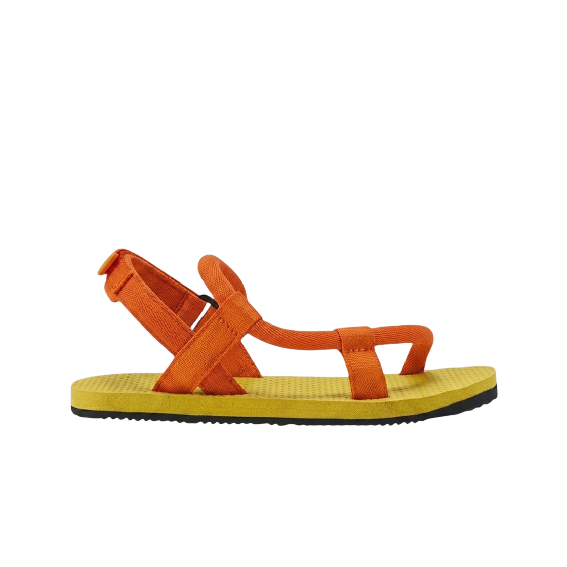 1129513 (Kids) Montbell Lock-On Sandals Mustard Orange Red
