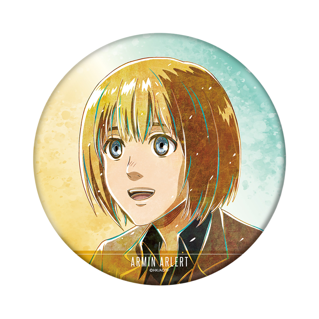애니모어 진격의 거인 아르민 Ani-Art 제2탄 BIG 캔 뱃지(Animore Attack on Titan Armin Ani Art Second Series Big Can Badge)