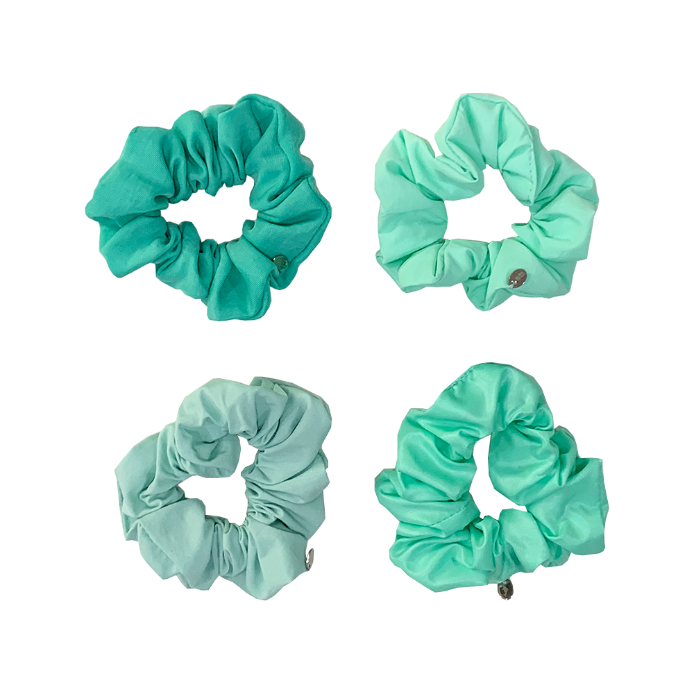 니로 세렌디피티 (2세트) 니로 민트 미니 스크런치 #880(NiRO.SERENDiPiTY (2Set) Niro Mint Mini Scrunchie #880)
