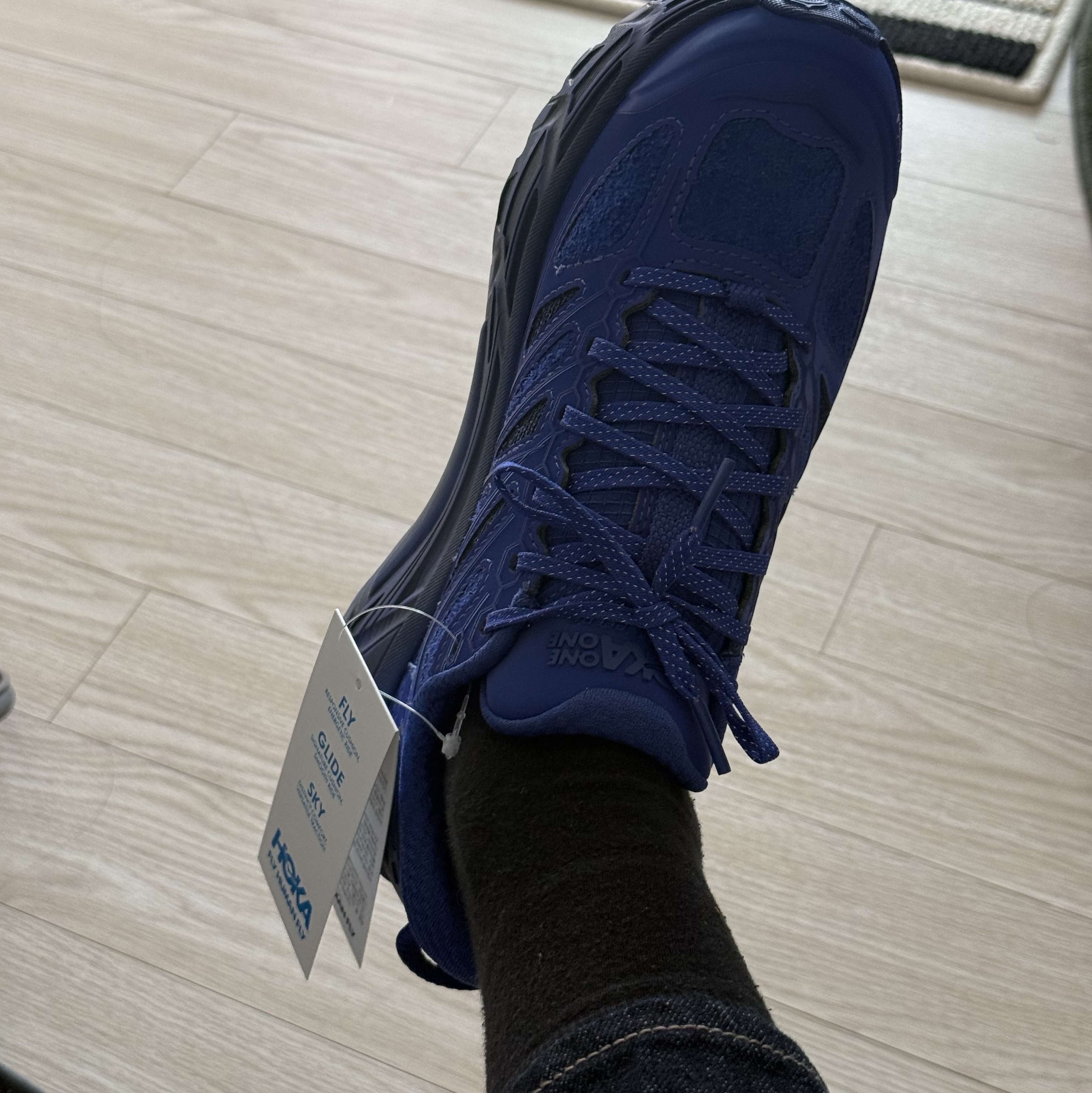 Hoka x Xlim Mafate Speed 2 TS Cobalt Blue 착용 스타일