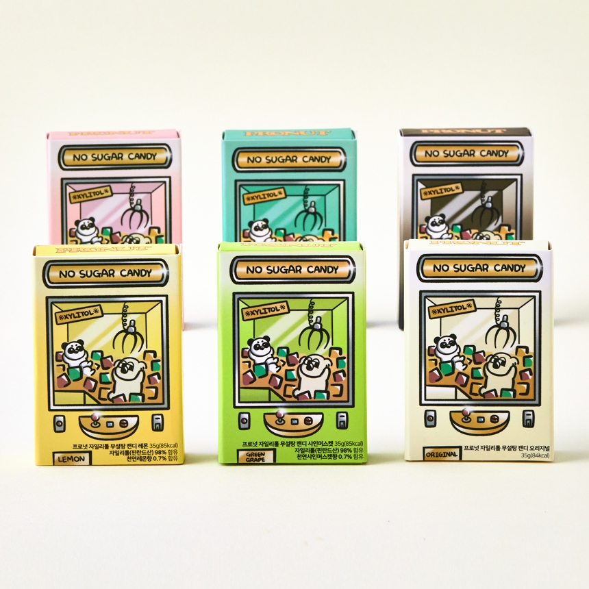 프로넛 무설탕 자일리톨 캔디 레몬 8개입(PRONUT Sugar-Free Xylitol Candy Lemon 8pack) - 3