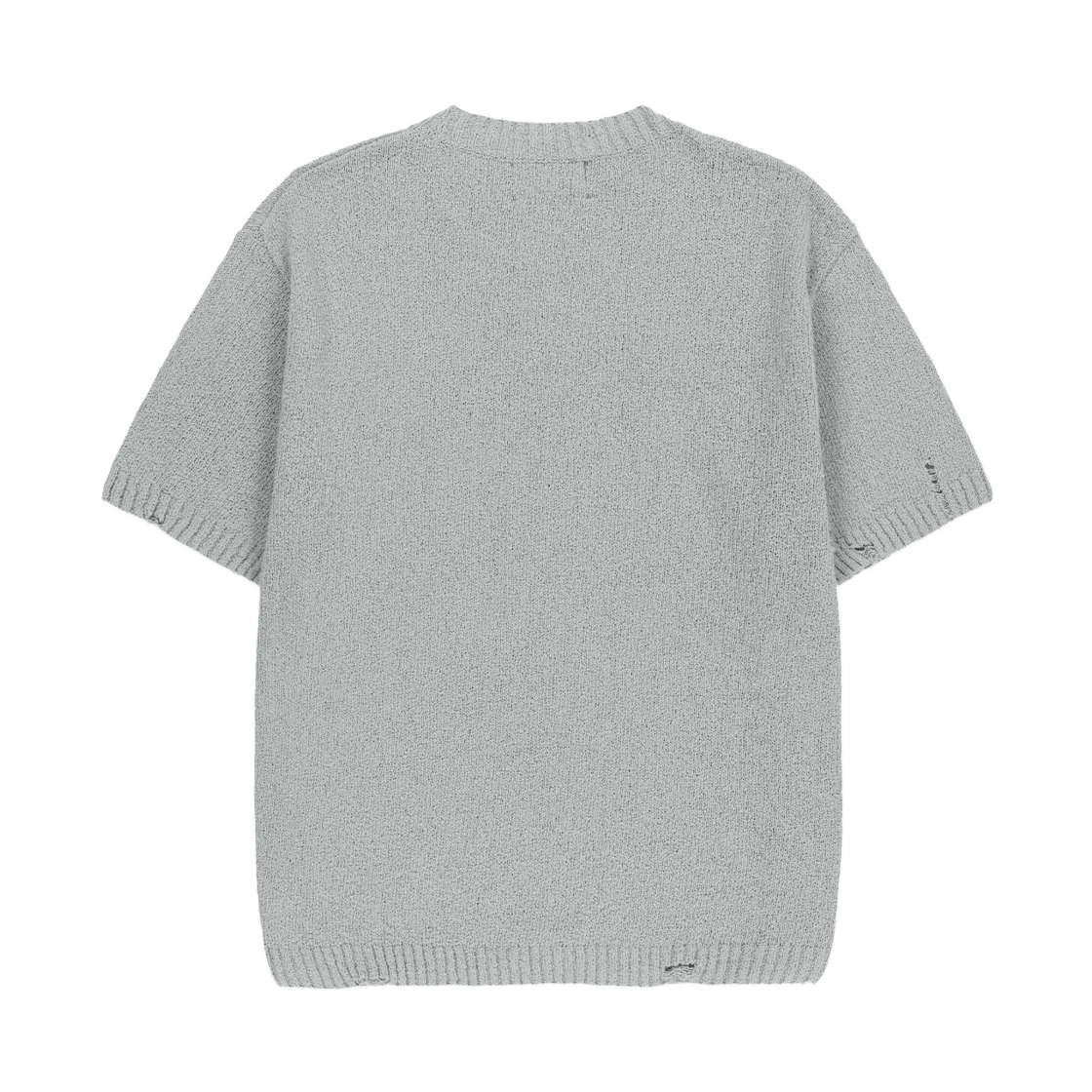 마뗑킴 하프 슬리브 로고 풀오버 라이트 그레이(Matin Kim Half Sleeve Logo Pullover In Light Grey) - 2