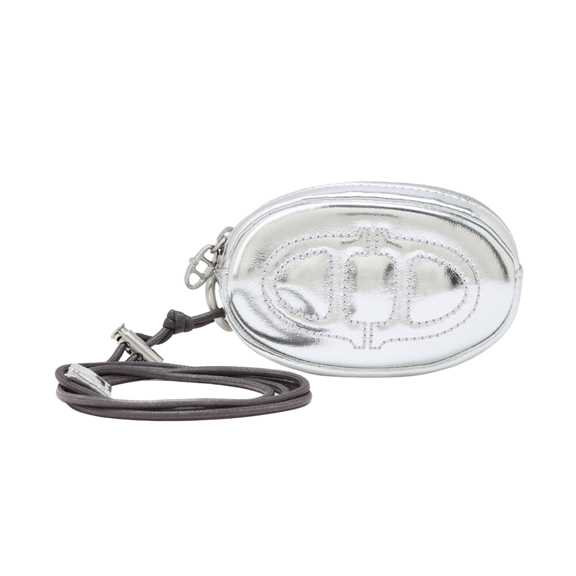 AAHO6E900SV Athe Vanessabruno Acc Stamp Silver Round Card Pouch  Silver