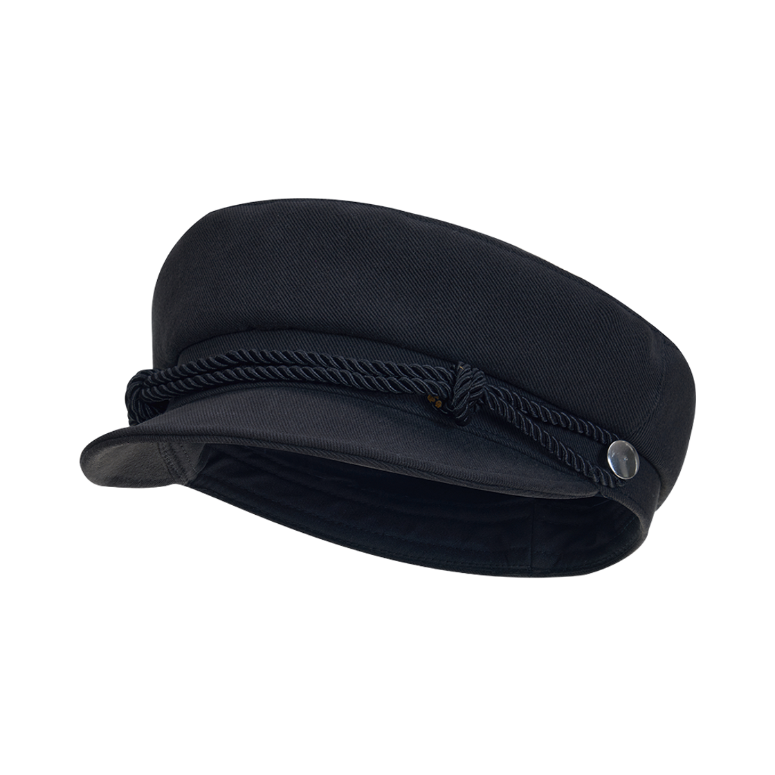 올인컴플리트 노티드 로프 마린캡 블랙(Allincomplete Knotted Rope Marin Cap Black)