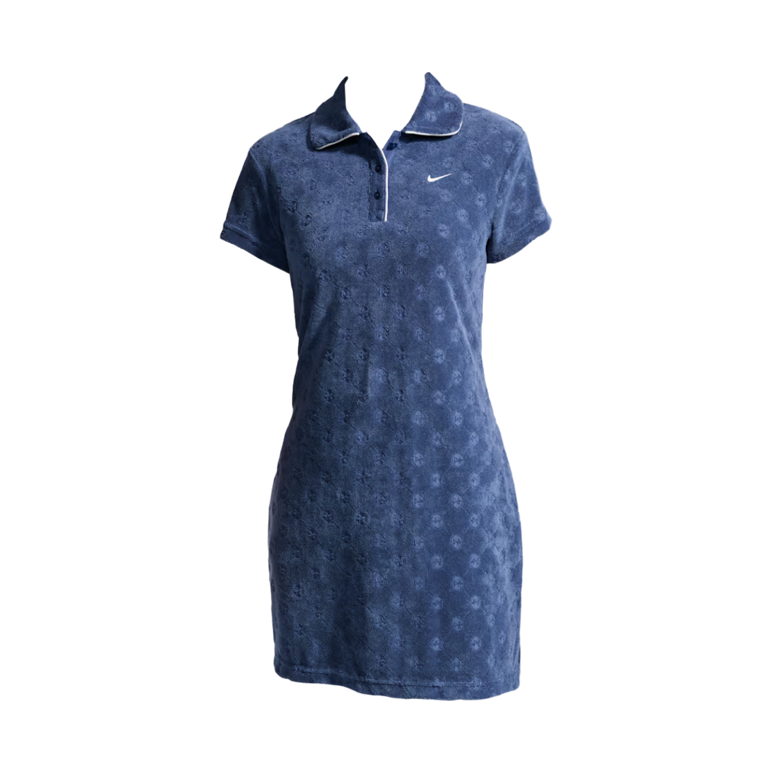 II3977-461 (W) Nike NSW Chill Terry Dress Mystic Navy Sail - Asia