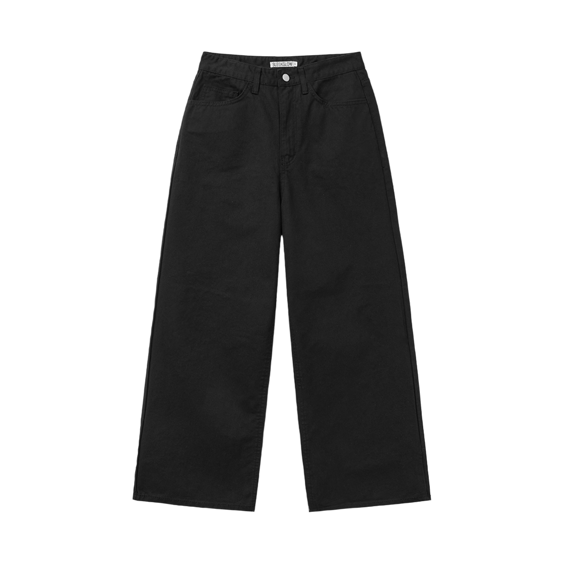 슬릭글로우 심볼 프린팅 코튼 팬츠 블랙(SLEEKGLOW Symbol Printing Cotton Pants Black) - 2
