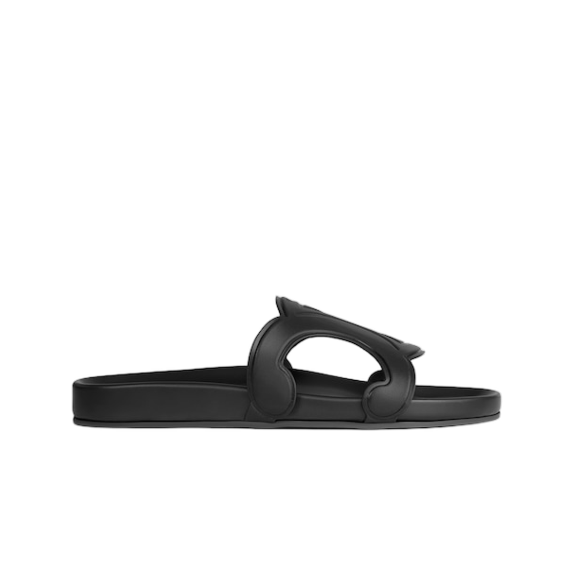 셀린느 트리옹프 슬라이드 카프스킨 베지탈 태닝 블랙(Celine Triomphe Slide in Calfskin Vegetal Tanning Black) - 1