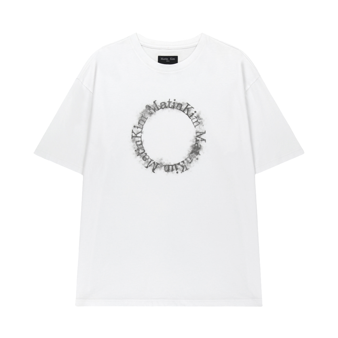 마뗑킴 서클 로고 탑 화이트(Matin Kim Circle Logo Top In White) - 1