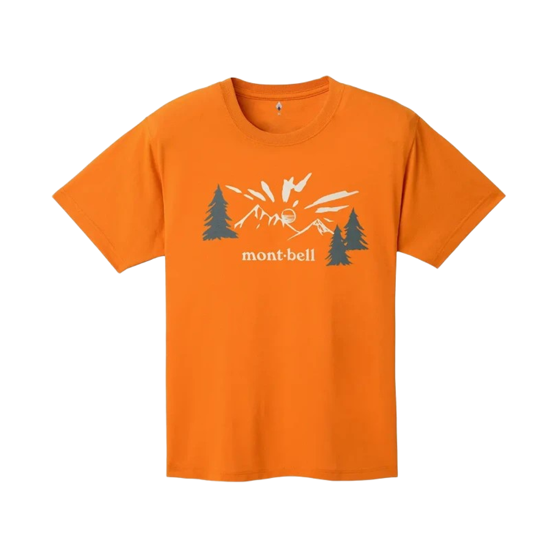 몽벨 위크론 아사히 티셔츠 오렌지(Montbell Wickron Asahi T-Shirt Orange) - 1