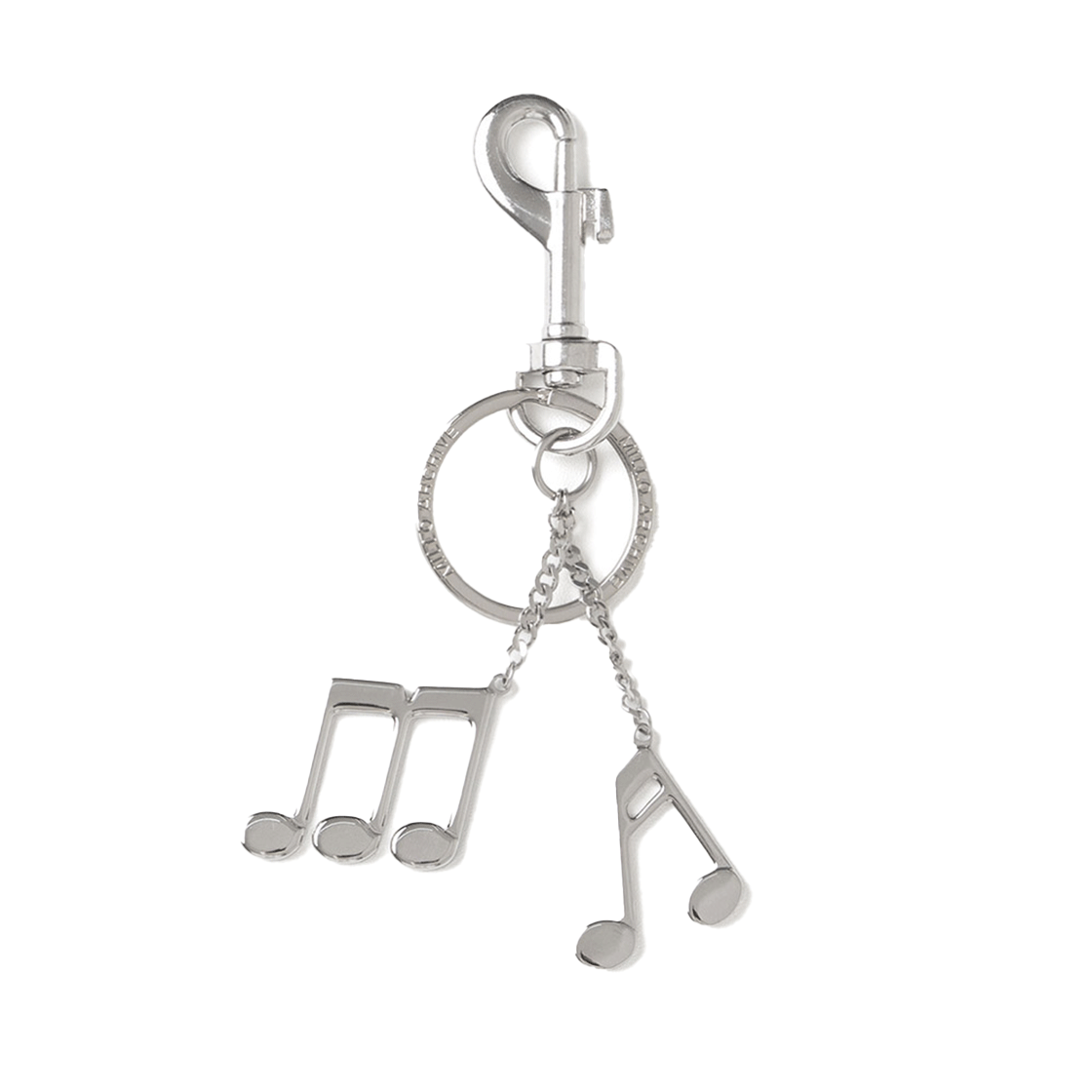 밀로 아카이브 MA 뮤직 노트 키링(Millo Archive Ma Music Note Key Ring Silver) - 1