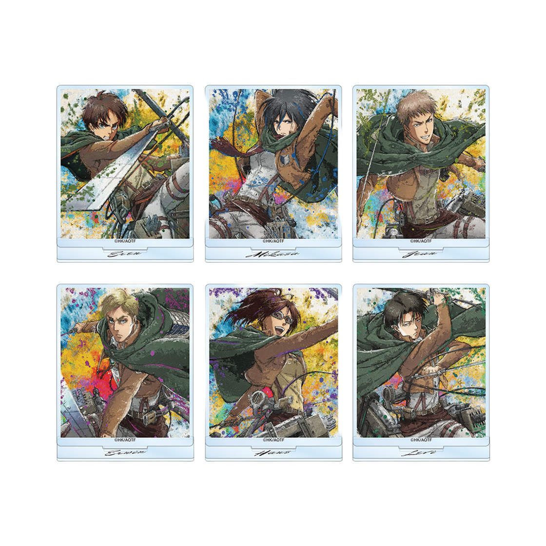 [예약배송] 애니모어 진격의 거인 트레이딩 grunge CANVAS 아크릴 스탠드