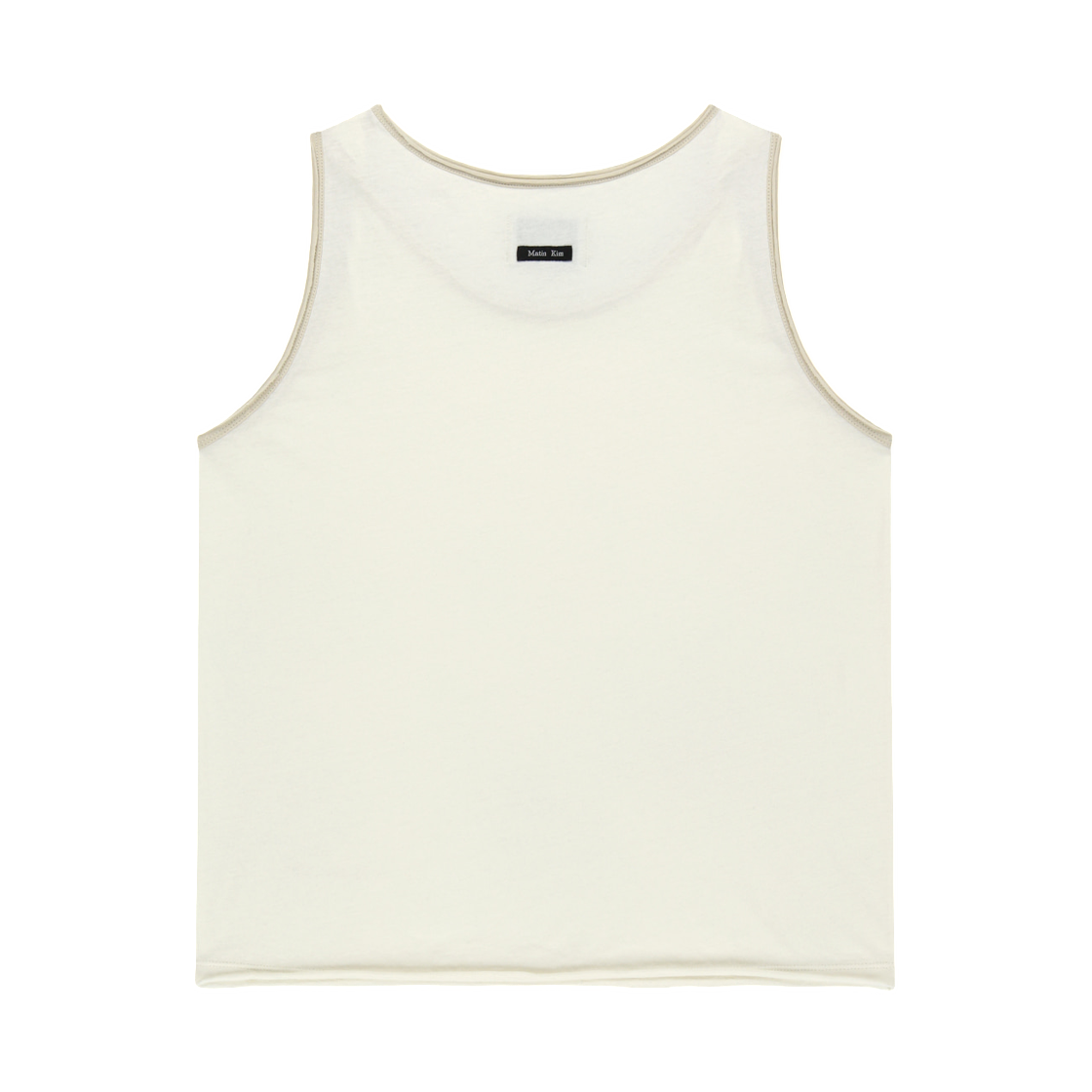 (W) 마뗑킴 트위스트 숄더 슬리브리스 탑 크림((W) Matin Kim Twist Shoulder Sleeveless Top In Cream) - 2