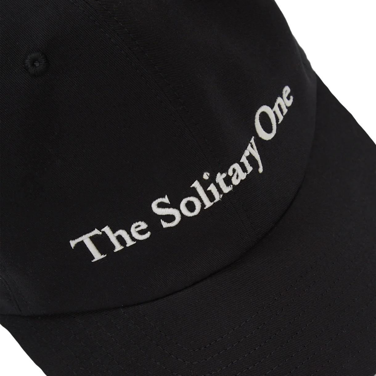 [오프라인 전용] 앤 드뮐미스터 Tem 베이스볼 캡 "The Solitary One" 자수 블랙 - 26SS([오프라인 전용] Ann Demeulemeester Tem Baseball Cap With "The Solitary One" Embroidery Black - 26SS) - 4