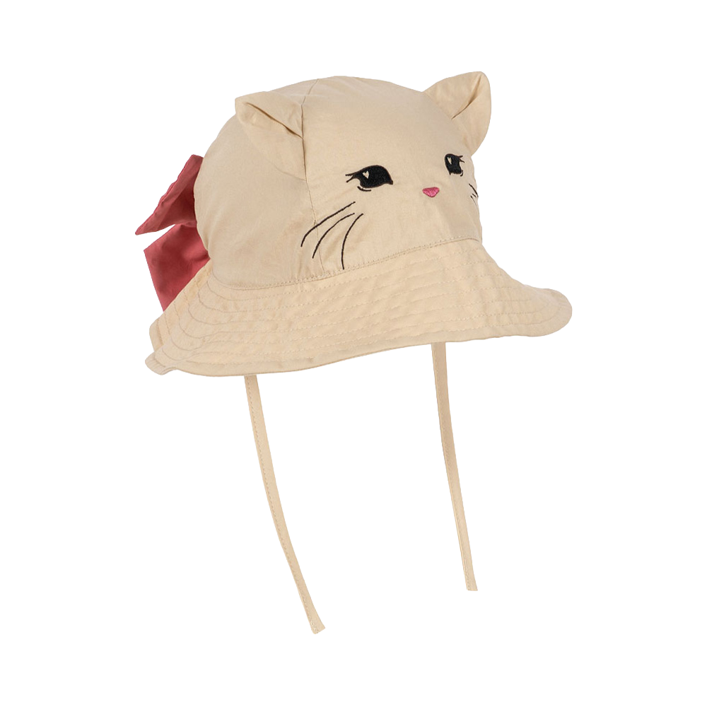 콩제슬래드 버베나 리본 키티 썬햇 크림(Konges Sløjd Verbena Bow Kitty Sun Hat Creme Brulee) - 1
