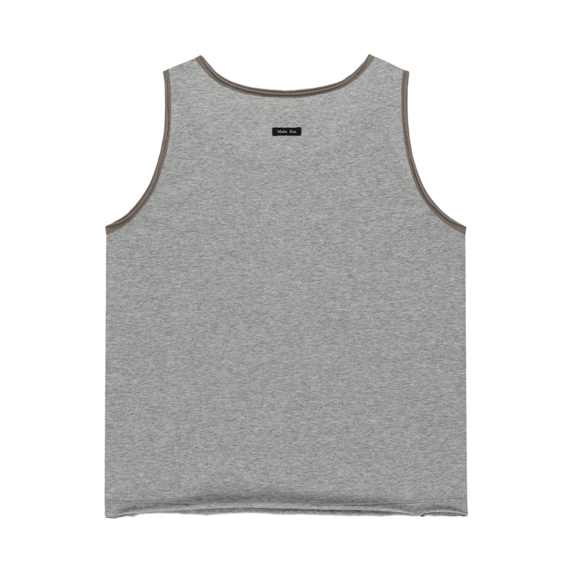 (W) 마뗑킴 트위스트 숄더 슬리브리스 탑 그레이((W) Matin Kim Twist Shoulder Sleeveless Top In Grey) - 2