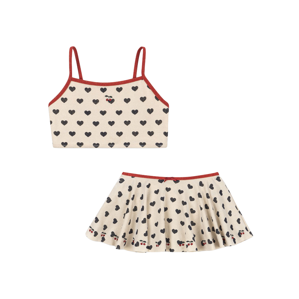 콩제슬래드 마농 글리터 비키니 하트(Konges Sløjd Manon Glitter Bikini Coeur Eclipse)
