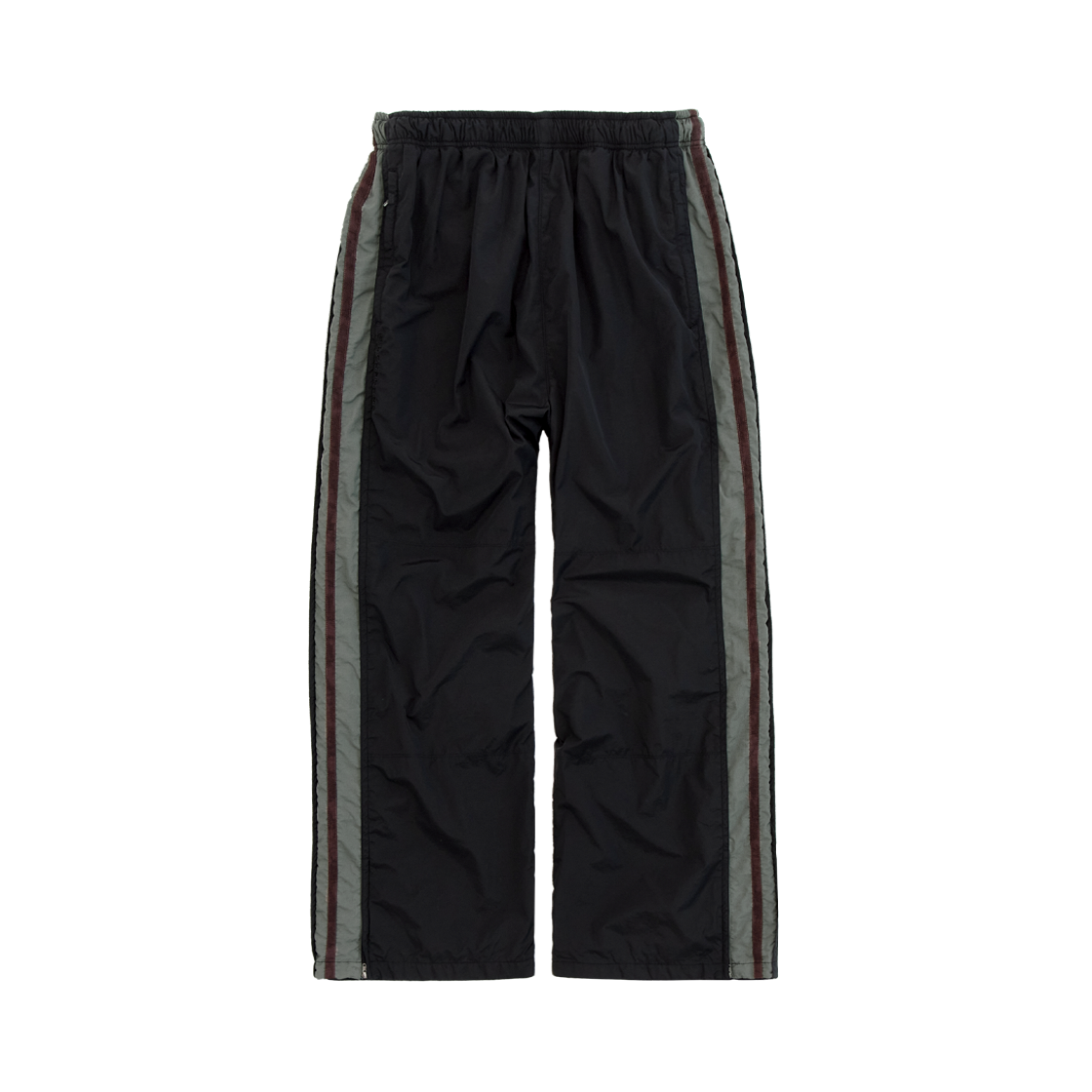 폴리테루 올드 스쿨 트랙 팬츠 블랙/세이지(Polyteru Old School Track Pants Black/Sage)