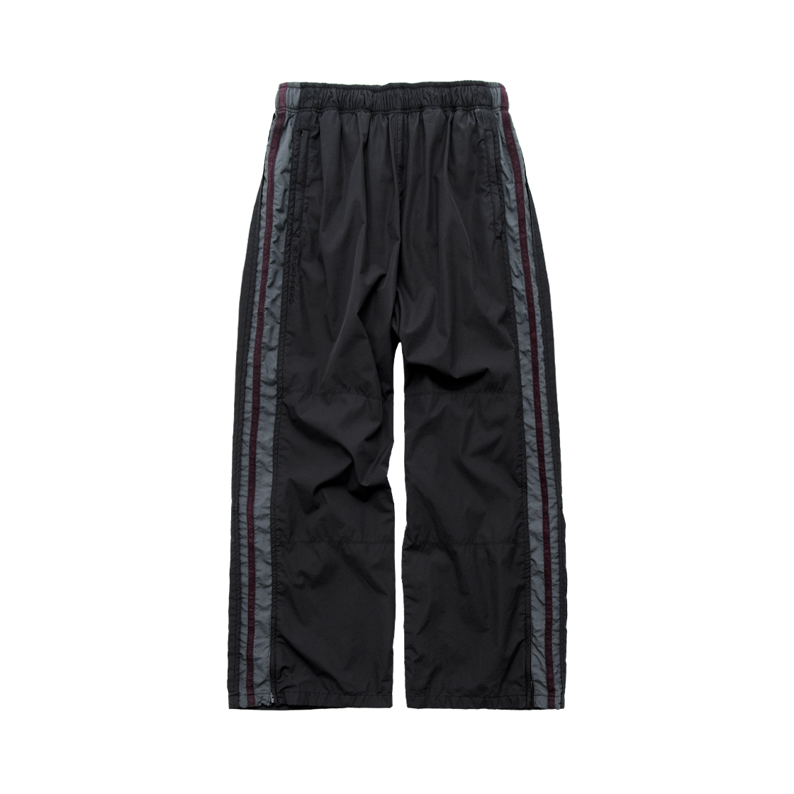 폴리테루 올드 스쿨 트랙 팬츠 차콜/그린(Polyteru Old School Track Pants Charcoal/Green)