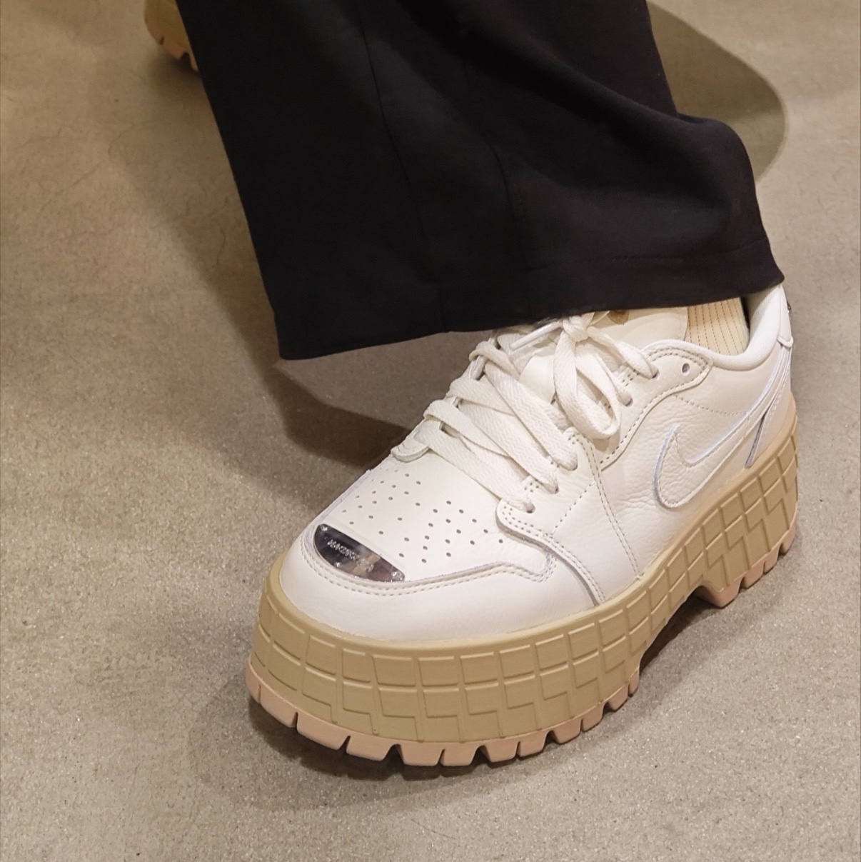 (W) Jordan 1 Brooklyn Low Sail Hemp 착용 스타일