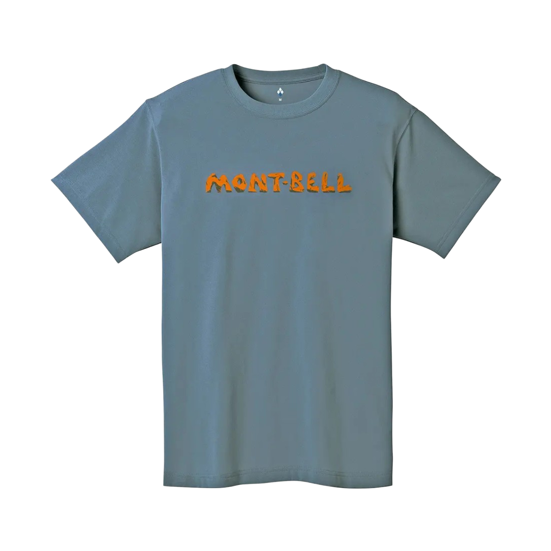몽벨 위크론 락 로고 티셔츠 블루(Montbell Wickron Rock Logo T-Shirt Blue)